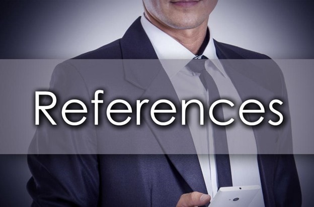 References written in text
