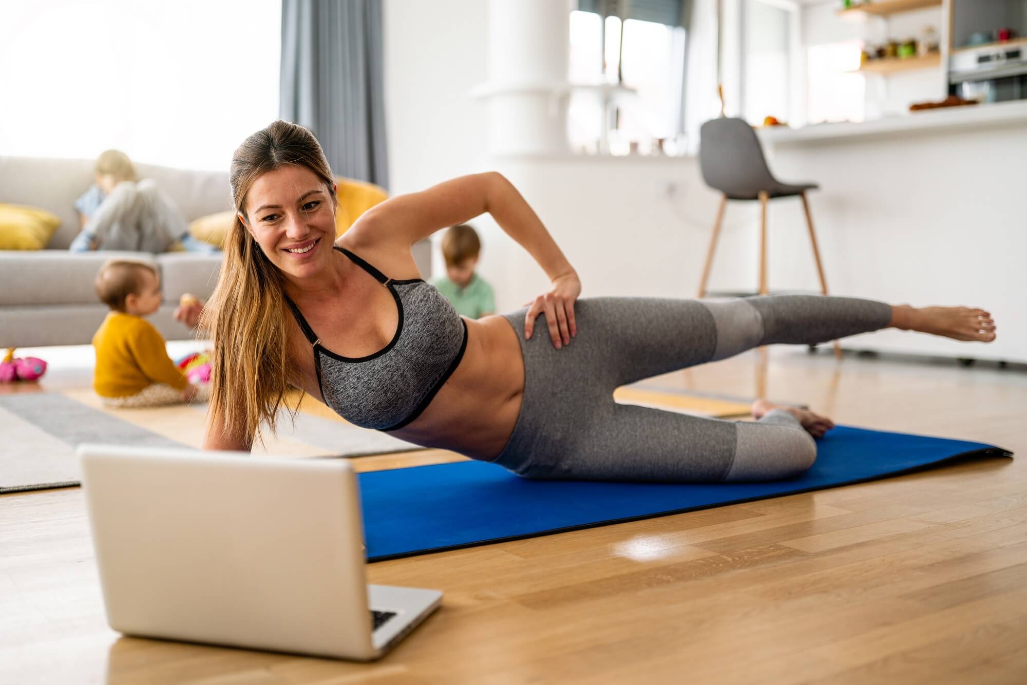 women taking virtual exercise classes for diabetes