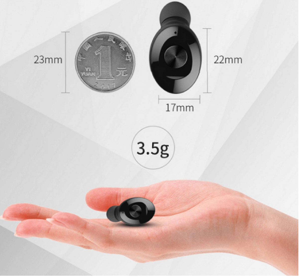 Bluetooth Earphones Wireless dimensions