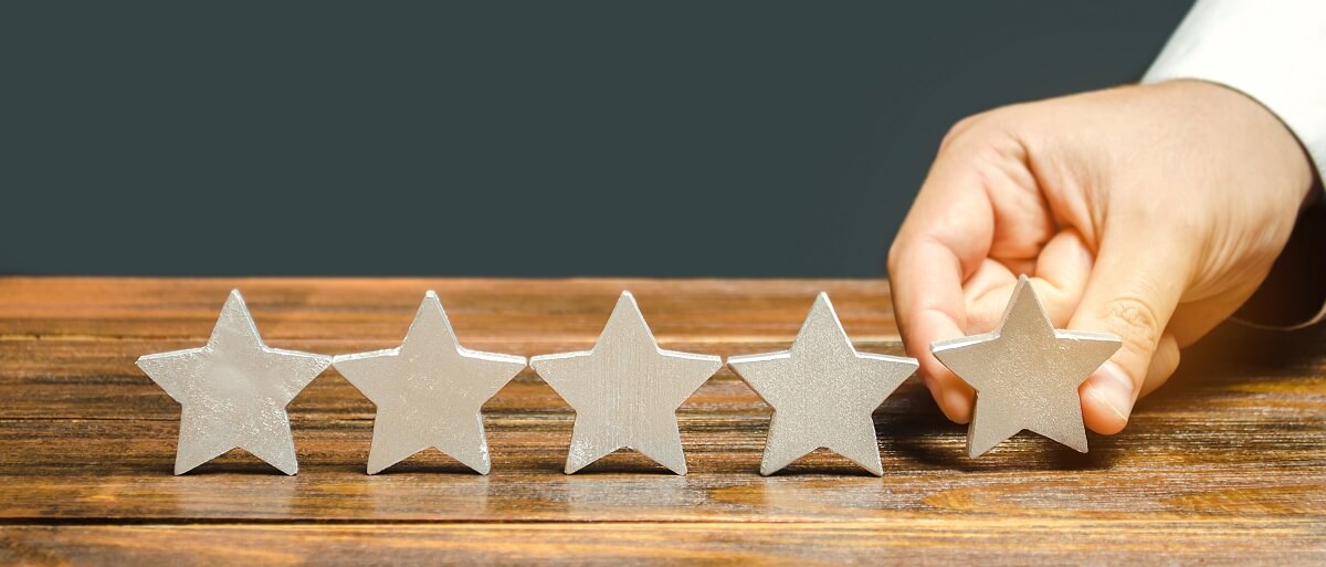 star rating before review writing