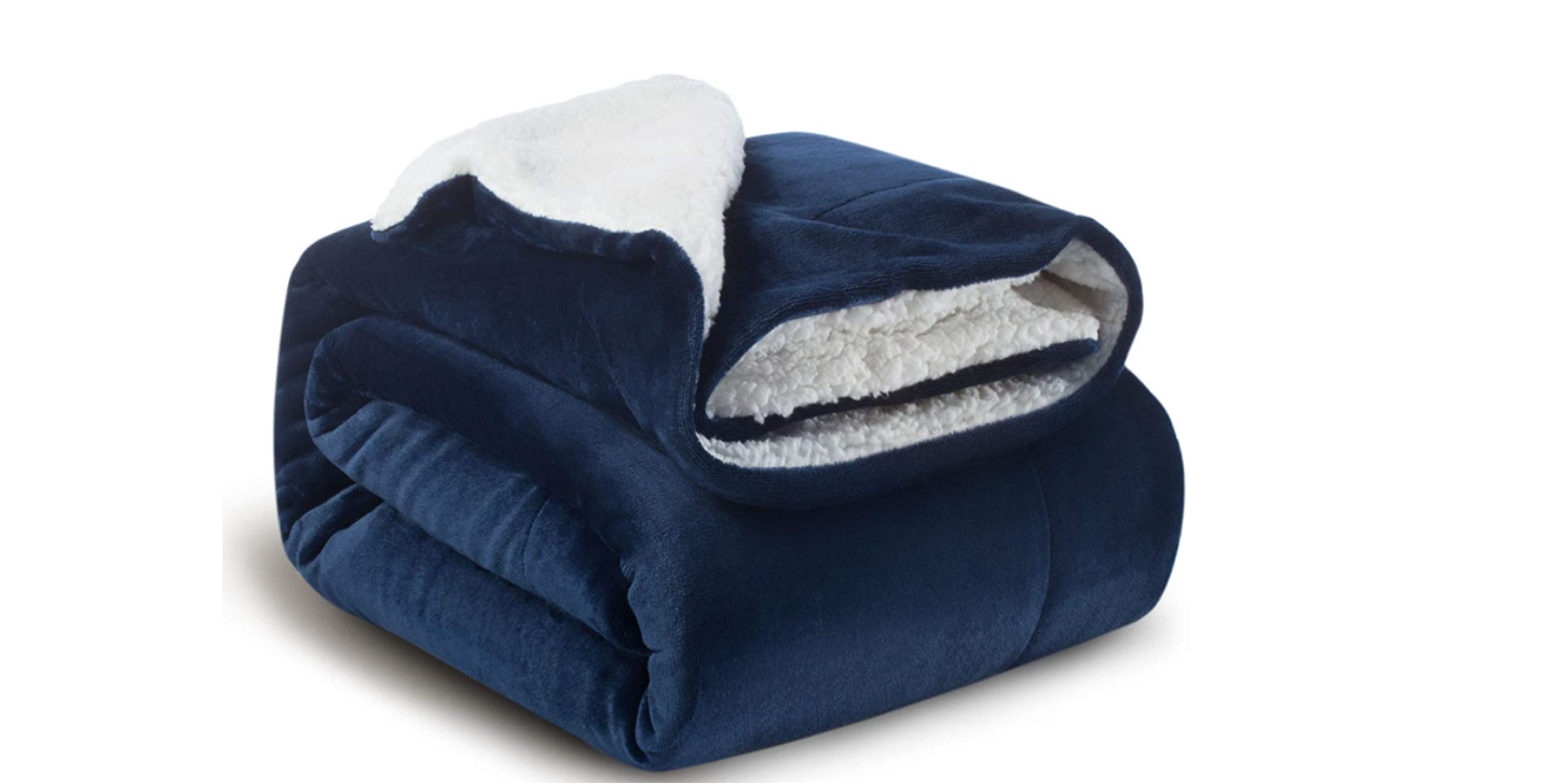 Sherpa Fleece throw Blanket