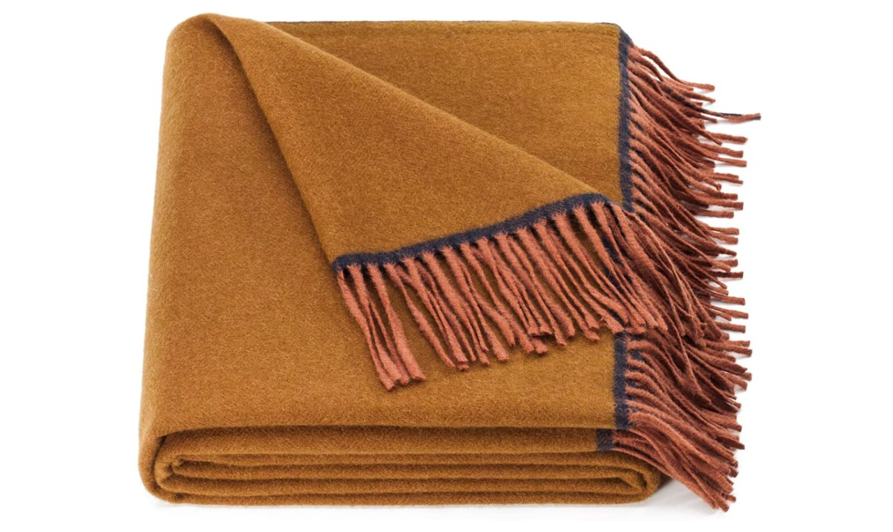 Spencer & Whitney Pure Wool throw Blanket